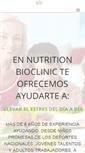 Mobile Screenshot of nutritionbioclinic.com